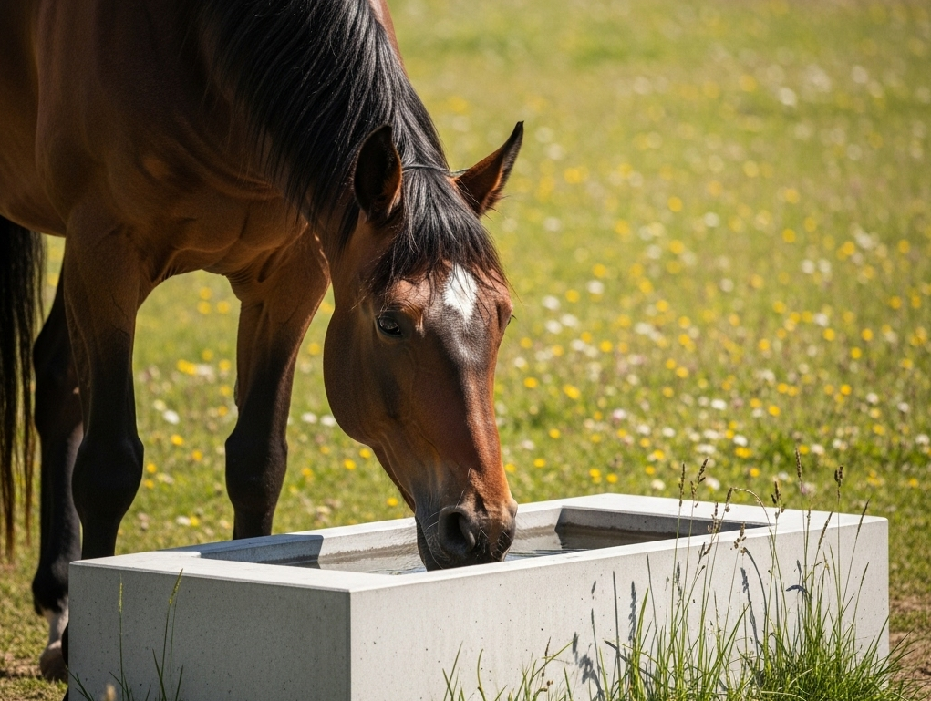 Een drinkbak voor buiten: onmisbaar voor jouw paard