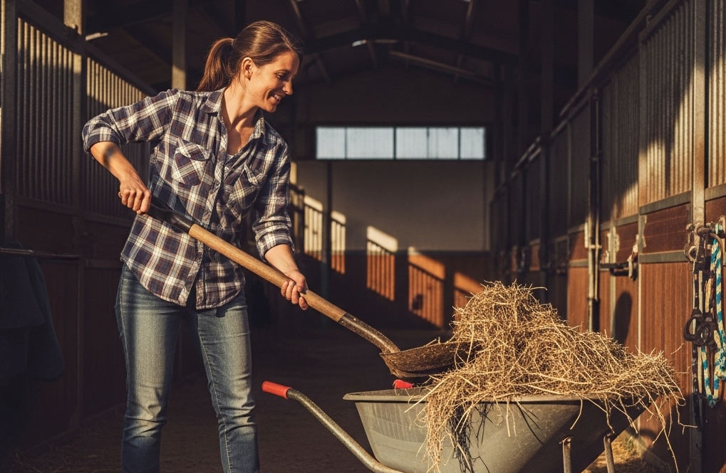 Stal uitmesten: een noodzakelijk klusje voor een gezonde paardenstal