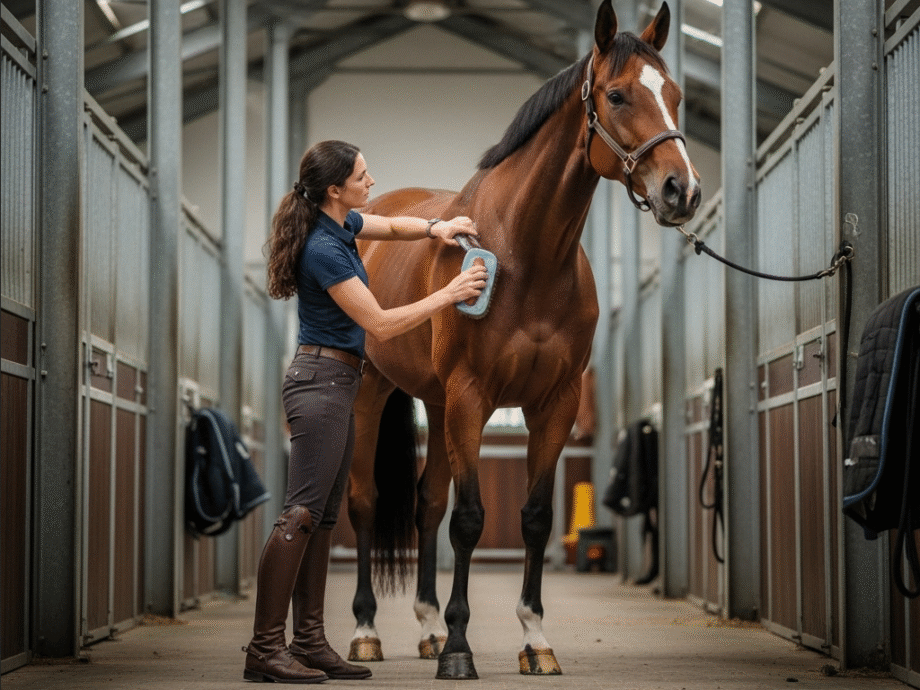 stalen paardenbox laten plaatsen