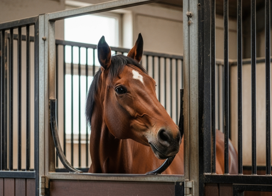 Stalwanden voor paardenboxen