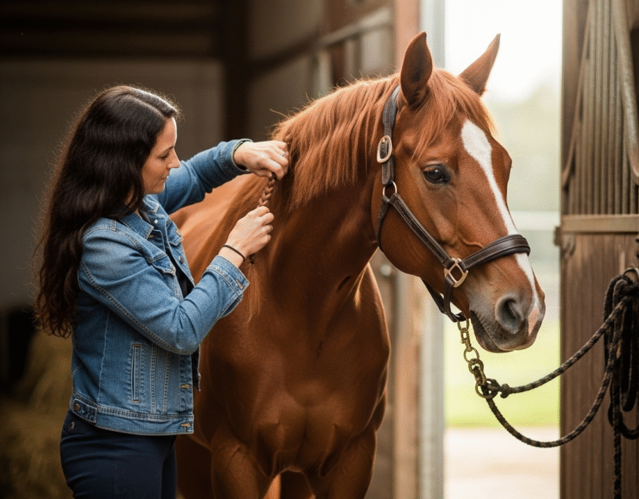 Tips voor het vlechten van je paard