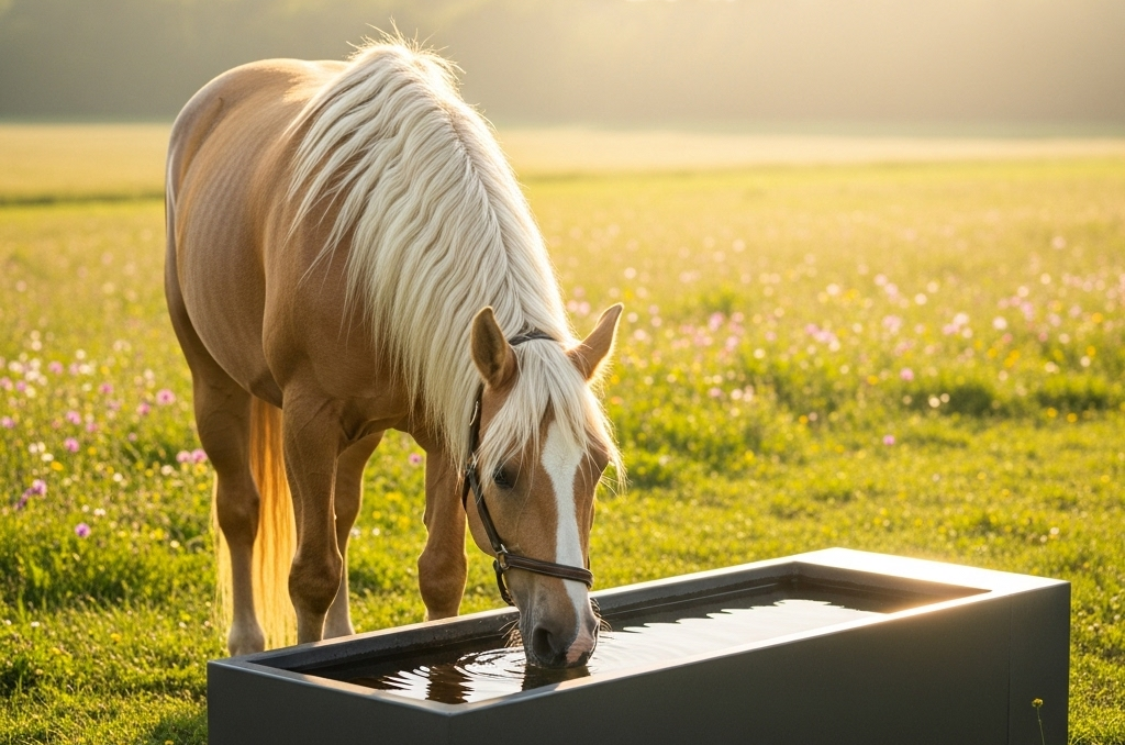 Weide drinkbakken voor paarden: altijd vers water in de wei