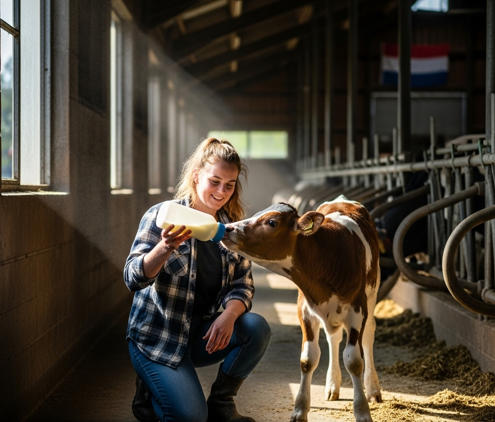 Hoe vaak moet een kalf drinken?