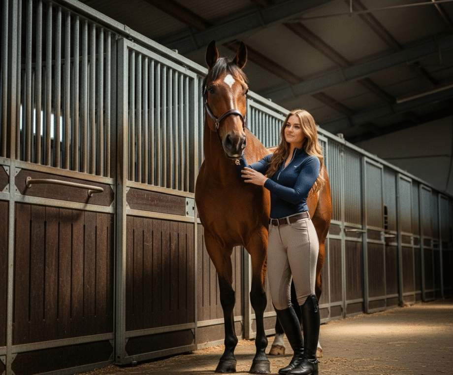 Wat betekent het als een paard zijn hoofd tegen je aan duwt