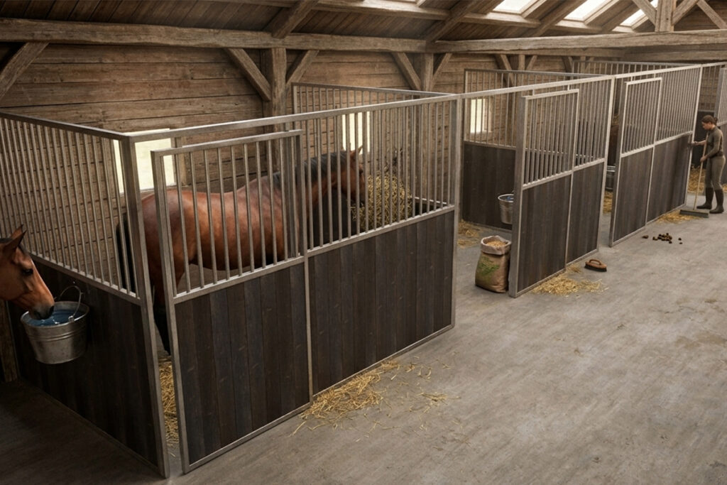 Paardenbox planken vervangen