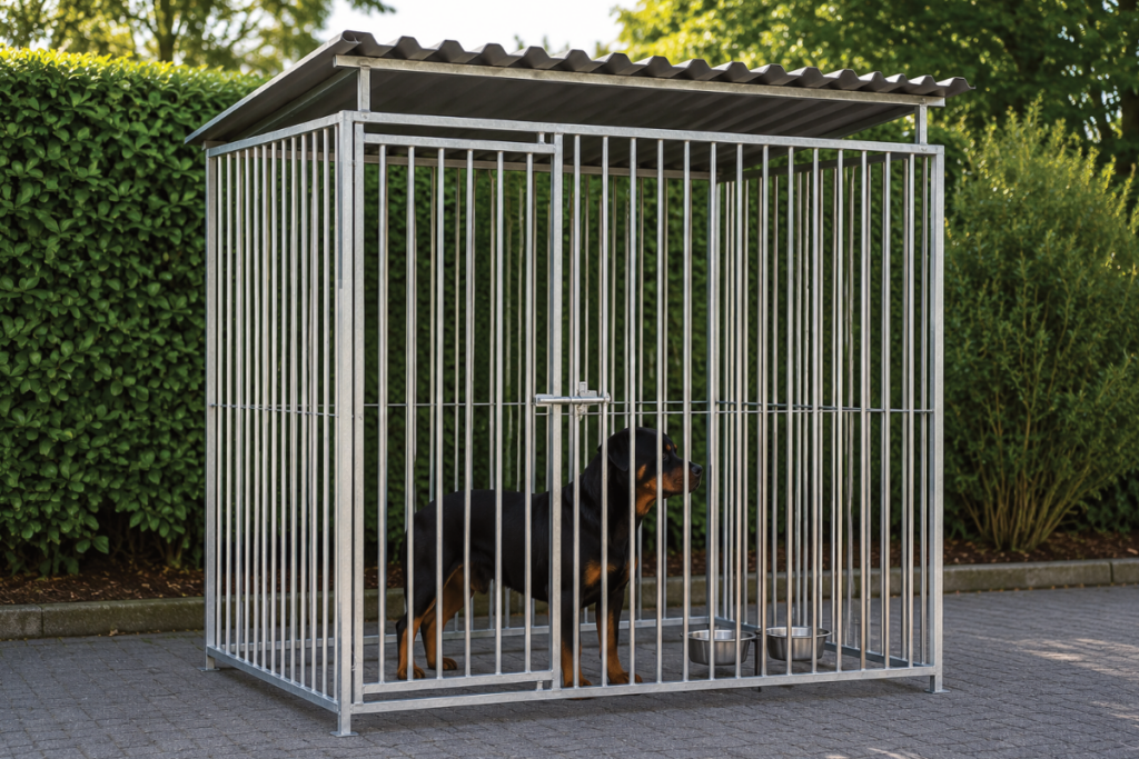 Hondenkennel laten installeren