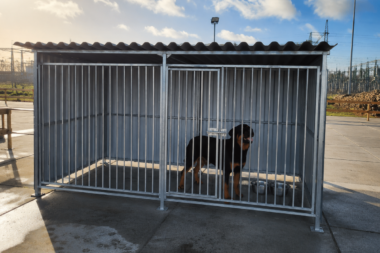 Hondenkennel laten monteren