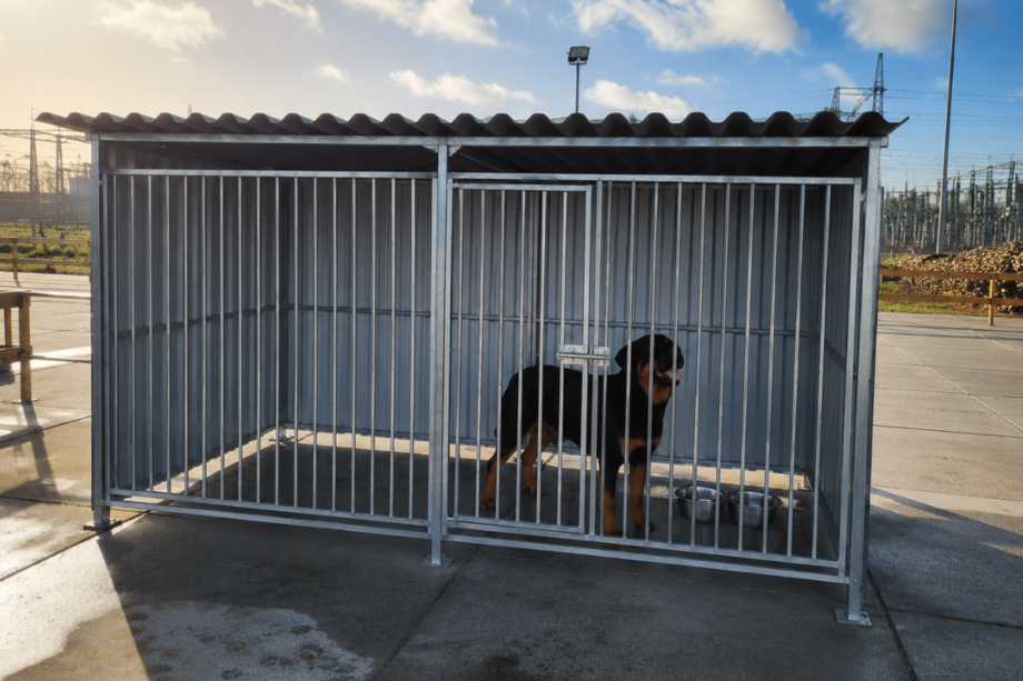 Hondenkennel laten monteren