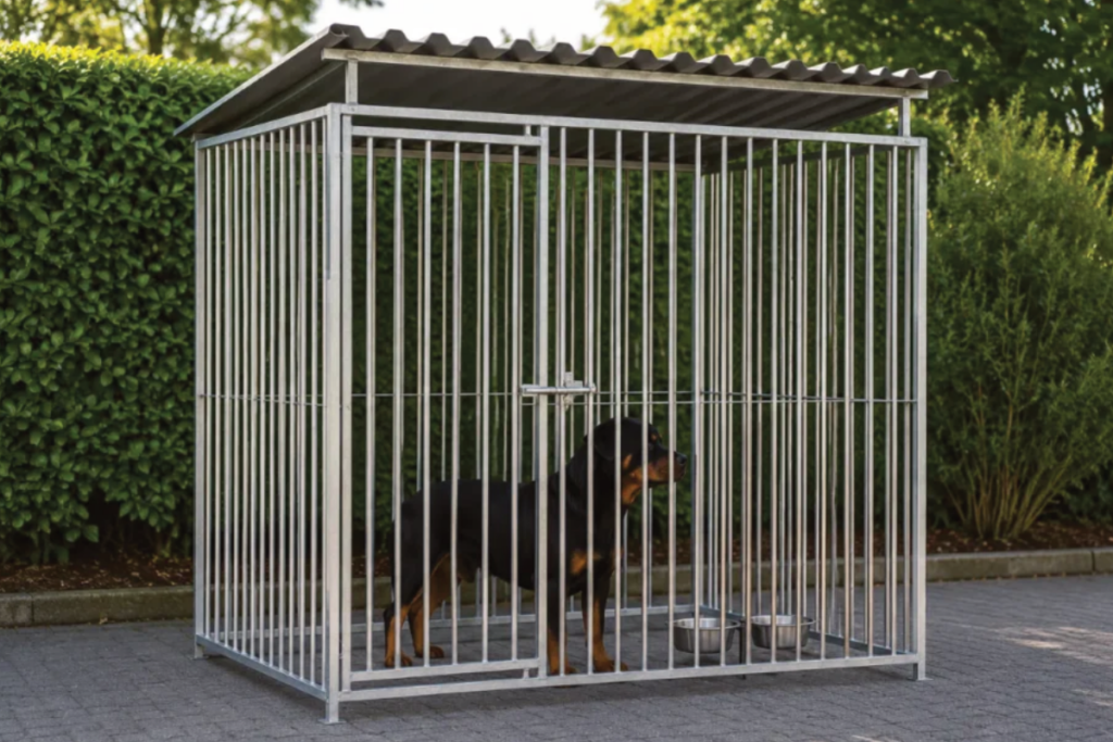 Hondenkennel laten monteren