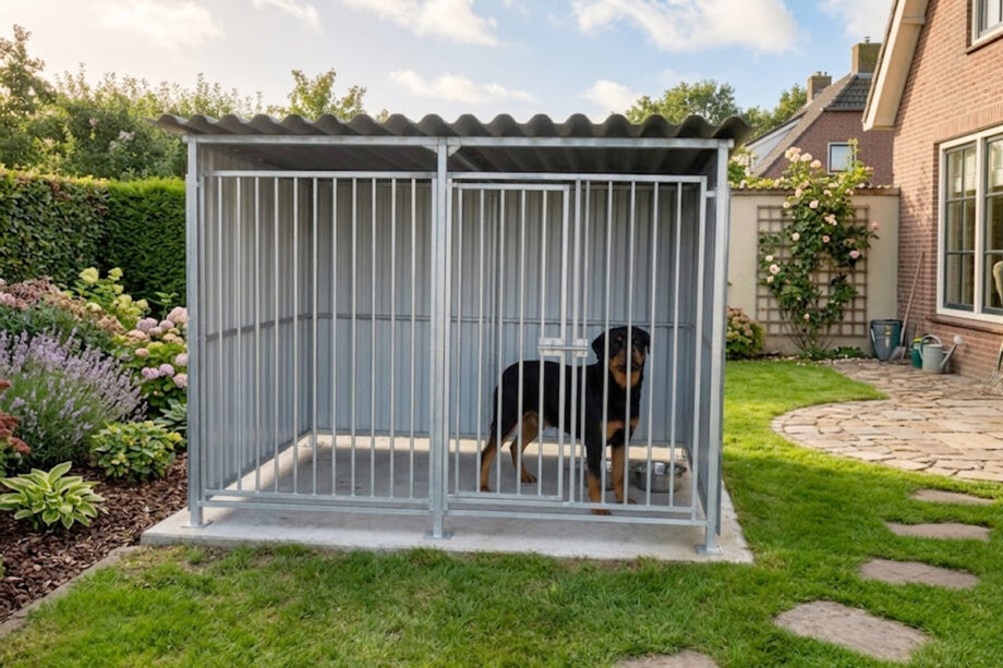 Maatwerk hondenkennel