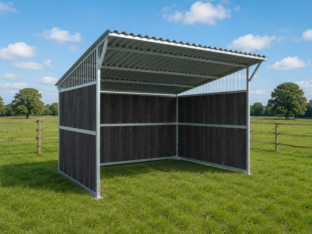 Schuilstal voor paarden