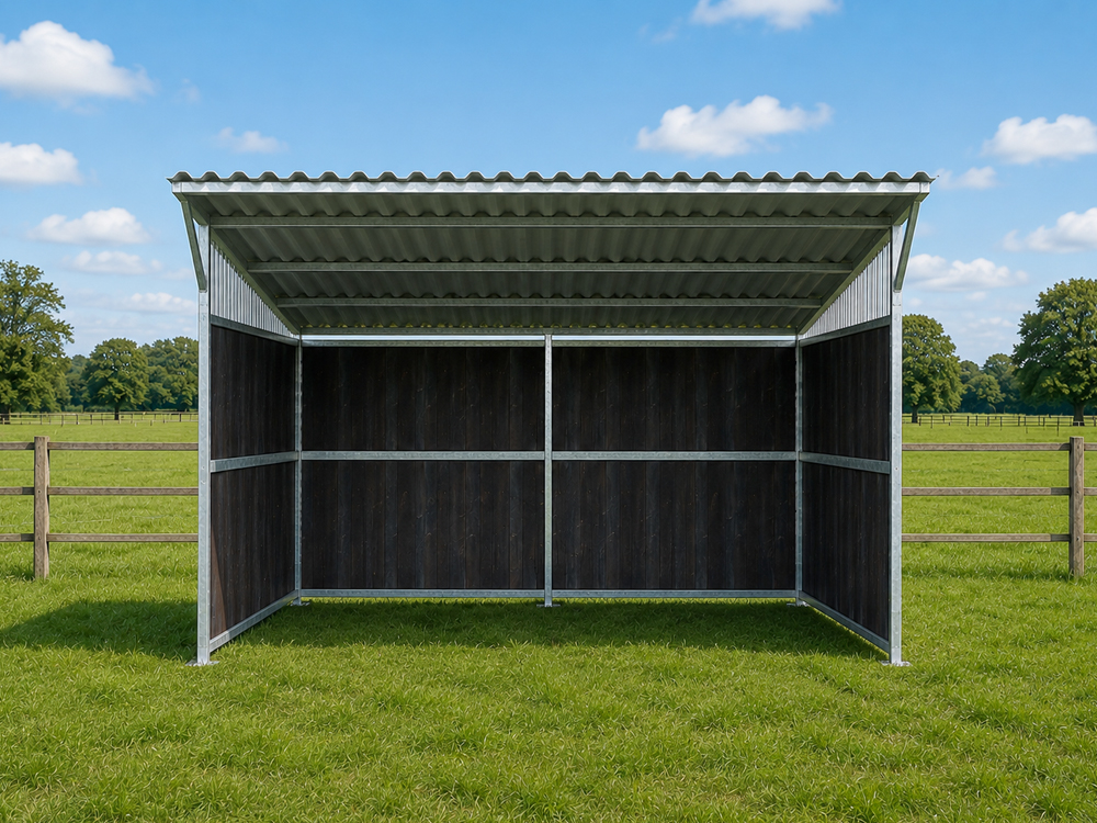 Schuilstal voor paarden