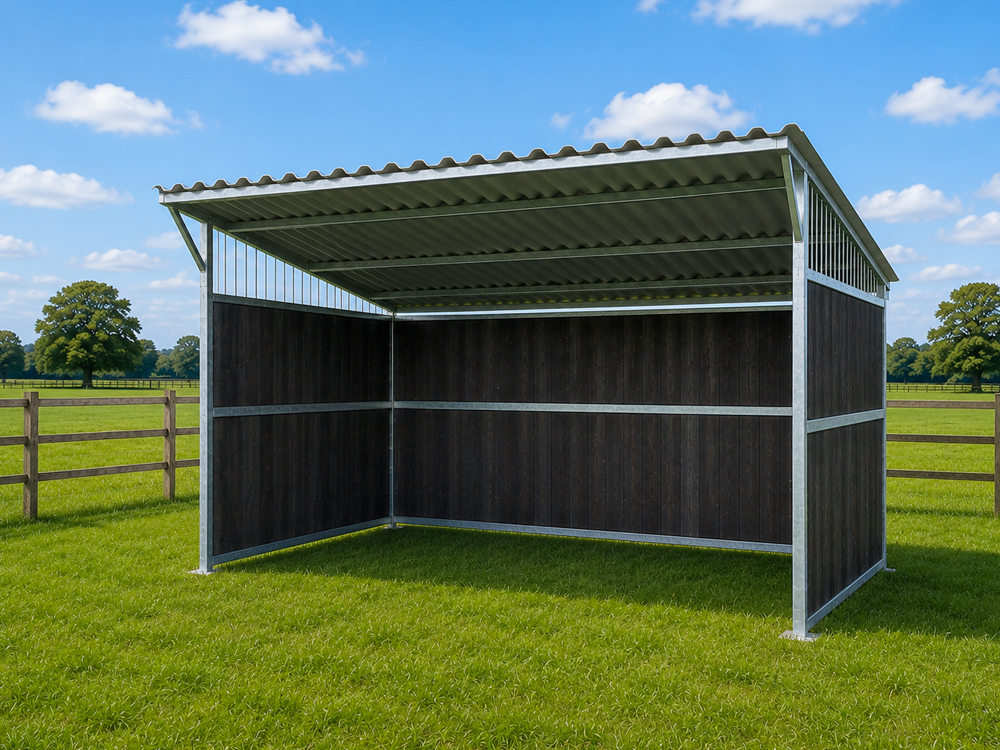 Schuilstal voor paarden