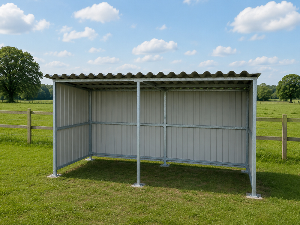 Stalen schuilstal op maat