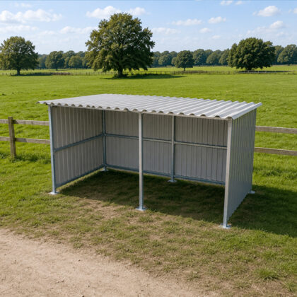 Stalen schuilstal op maat