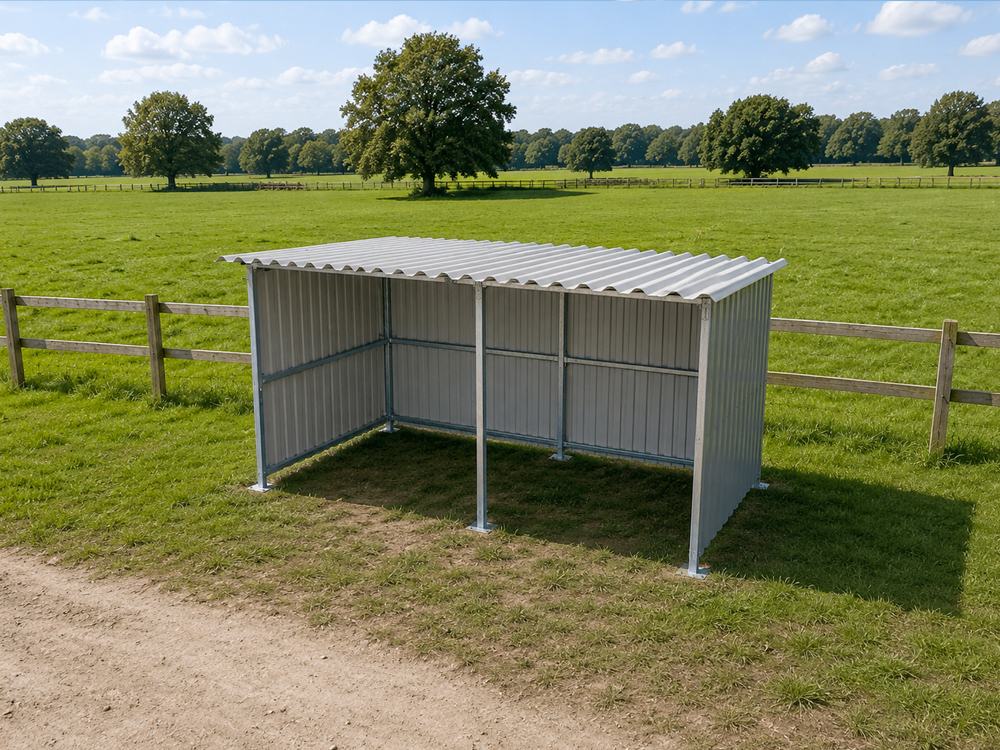 Stalen schuilstal op maat