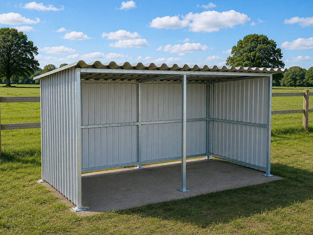 Stalen schuilstal op maat