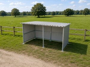 Stalen schuilstal op maat