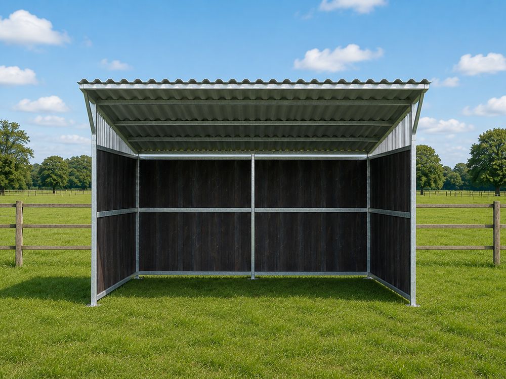 Schuilstal voor paarden